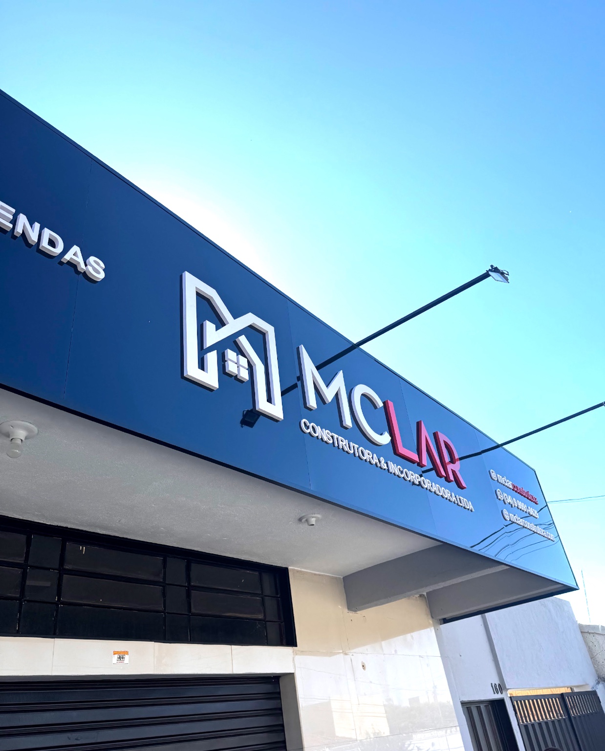 Fachada da McLar Construtora